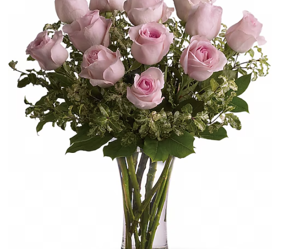 A Dozen Pink Roses luxury flower arrangements El Paso