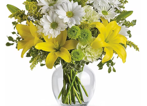 Brightly Blooming Biryhday flowers