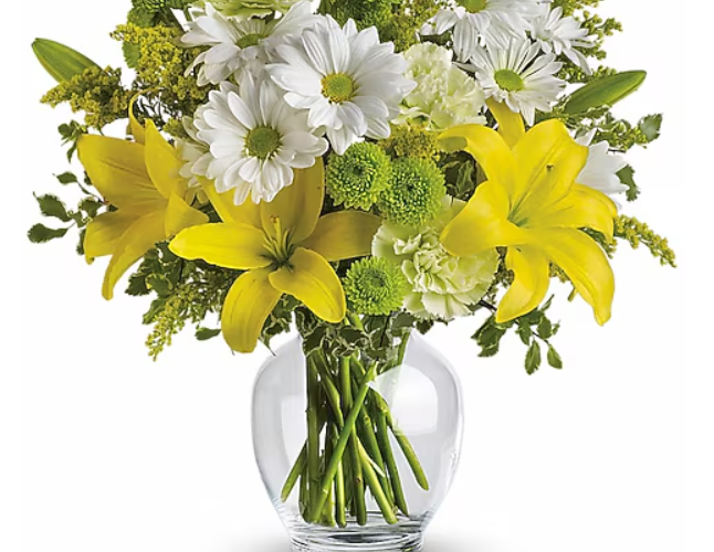 Brightly Blooming Biryhday flowers